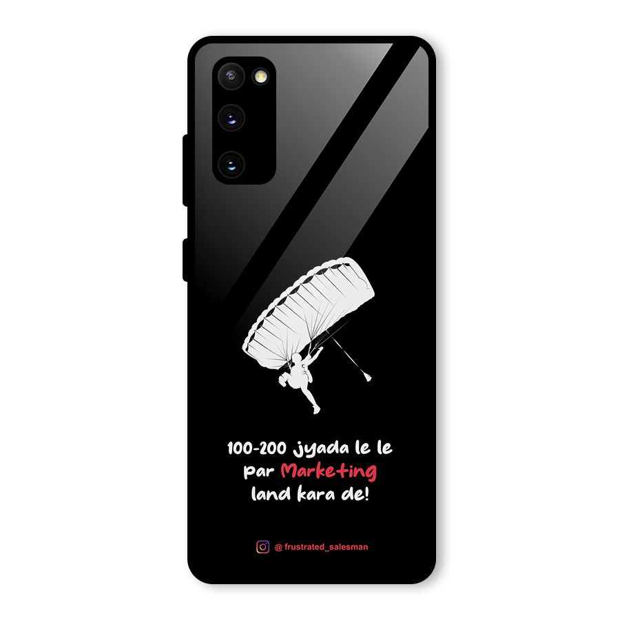 Marketing Land Kara De Black Glass Back Case for Galaxy S20 FE 5G