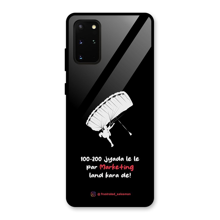 Marketing Land Kara De Black Glass Back Case for Galaxy S20 Plus