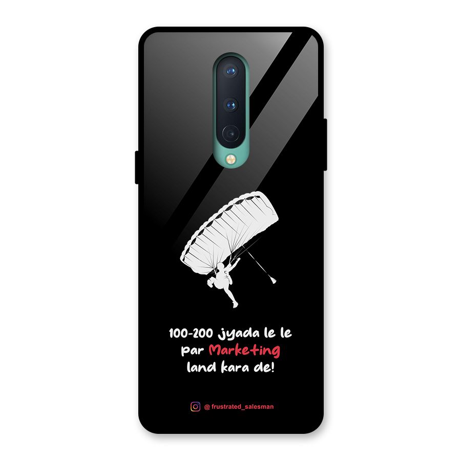 Marketing Land Kara De Black Glass Back Case for OnePlus 8