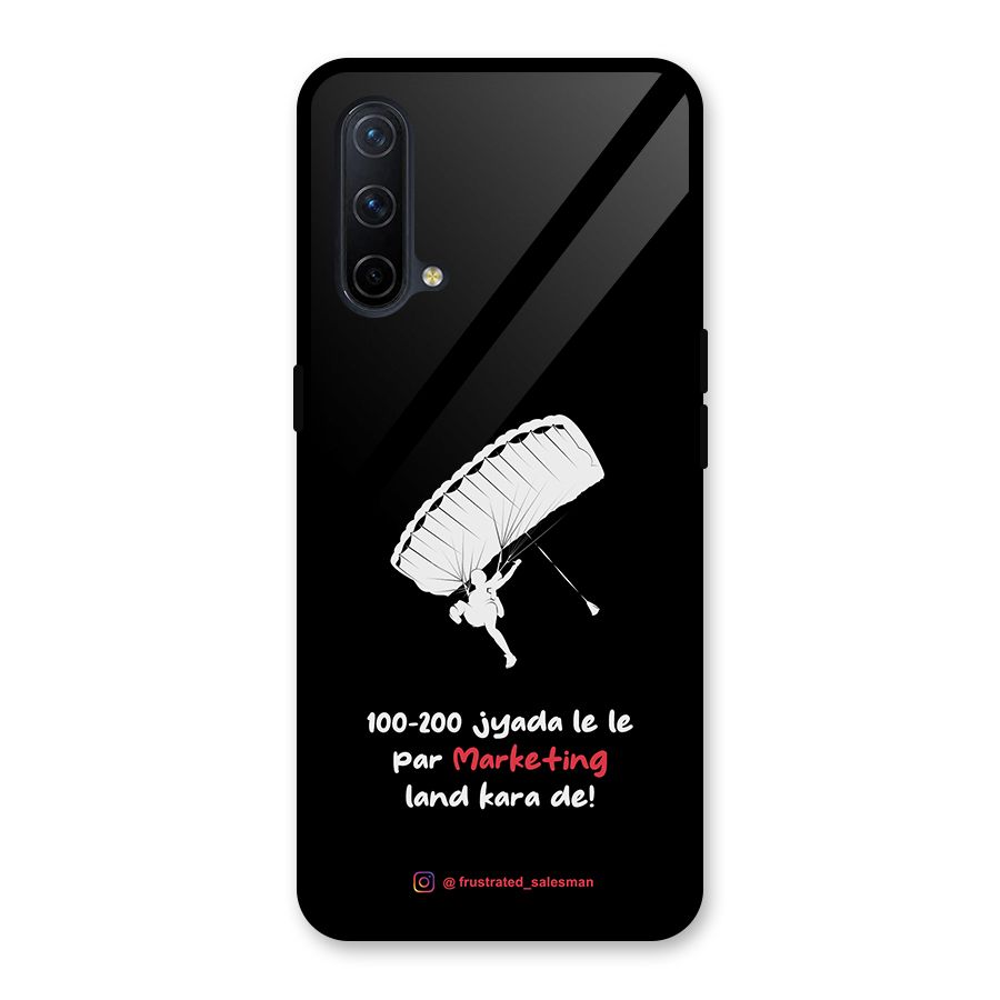 Marketing Land Kara De Black Glass Back Case for OnePlus Nord CE 5G