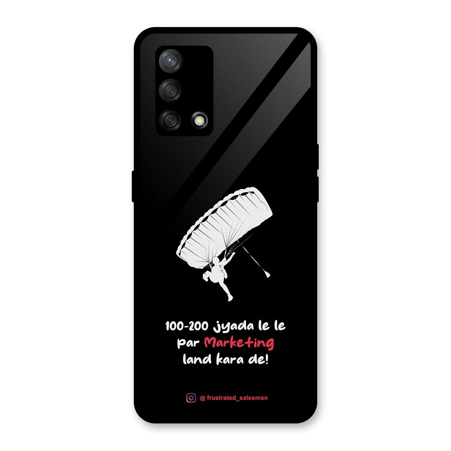 Marketing Land Kara De Black Glass Back Case for Oppo F19