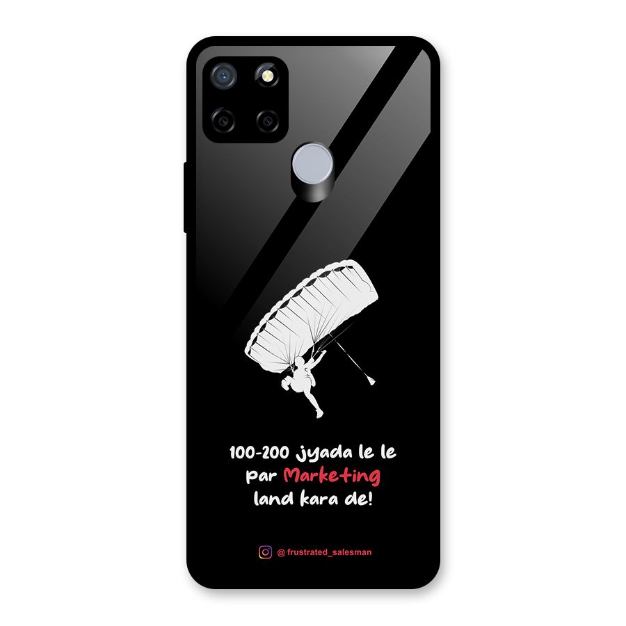 Marketing Land Kara De Black Glass Back Case for Realme C12