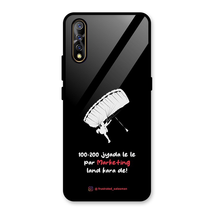 Marketing Land Kara De Black Glass Back Case for Vivo S1