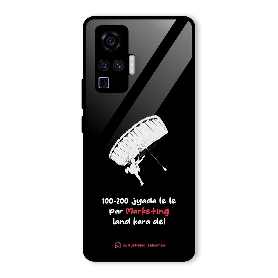 Marketing Land Kara De Black Glass Back Case for Vivo X50 Pro