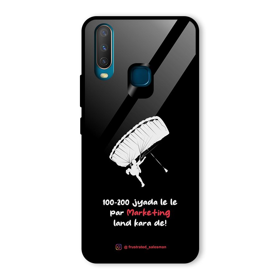 Marketing Land Kara De Black Glass Back Case for Vivo Y15