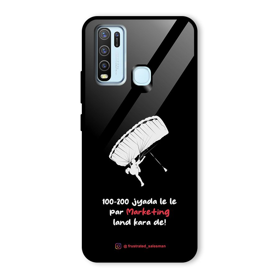 Marketing Land Kara De Black Glass Back Case for Vivo Y50