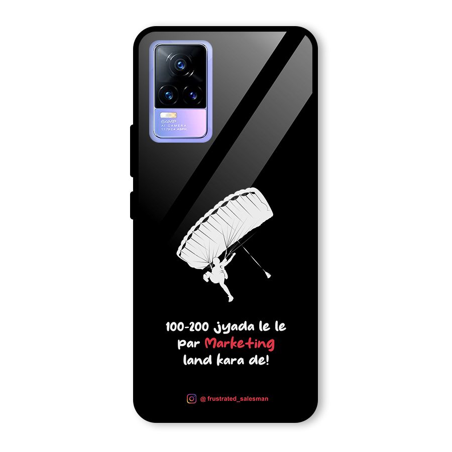 Marketing Land Kara De Black Glass Back Case for Vivo Y73