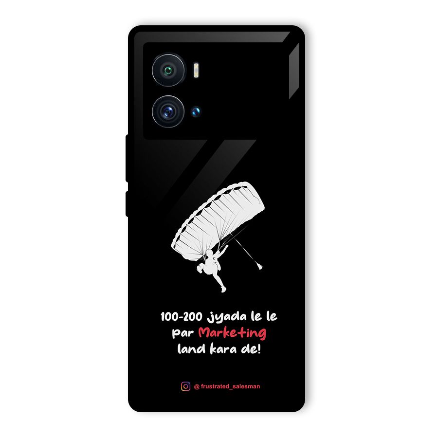 Marketing Land Kara De Black Glass Back Case for Vivo iQOO 9 Pro