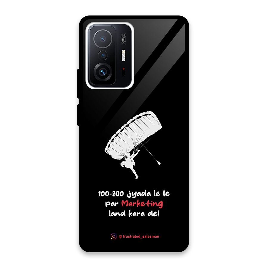 Marketing Land Kara De Black Glass Back Case for Xiaomi 11T Pro
