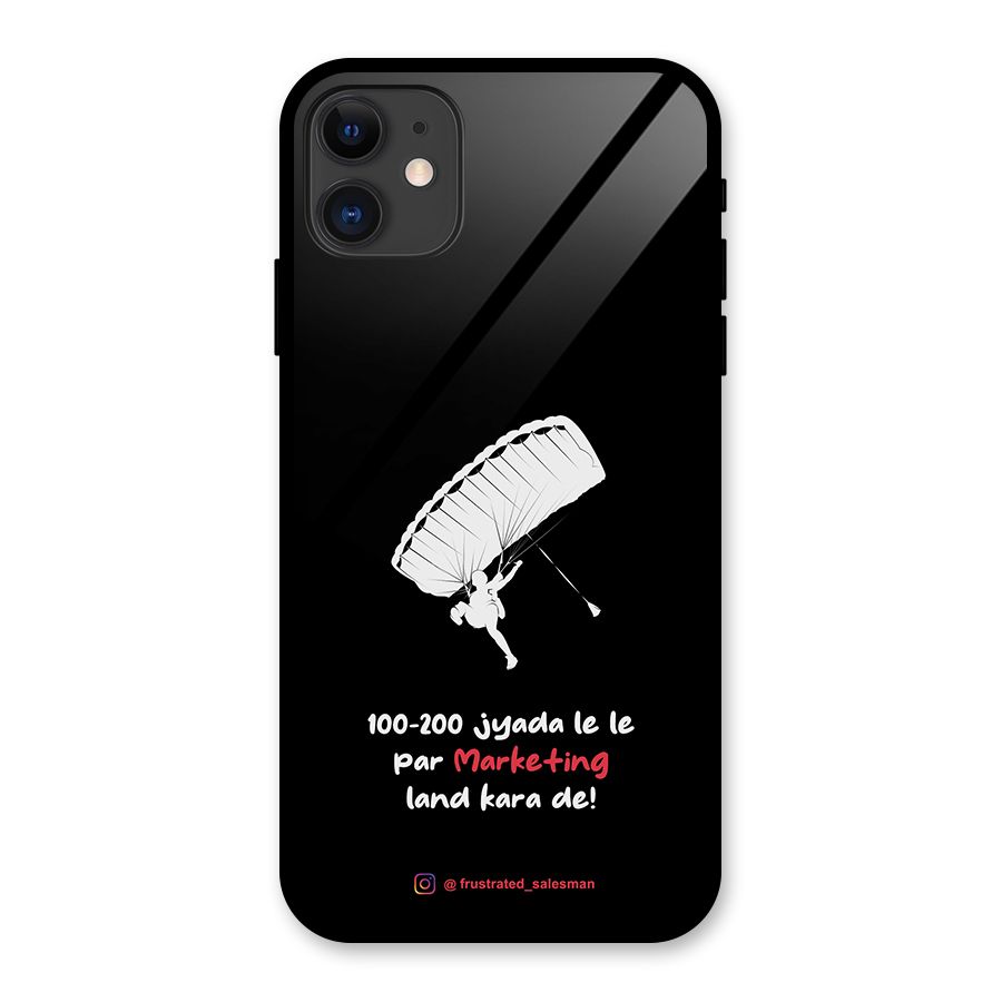 Marketing Land Kara De Black Glass Back Case for iPhone 11