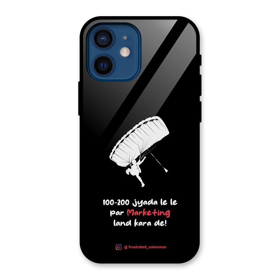 Marketing Land Kara De Black Glass Back Case for iPhone 12 Mini