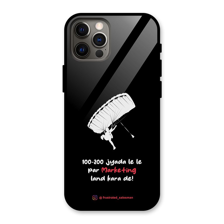 Marketing Land Kara De Black Glass Back Case for iPhone 12 Pro