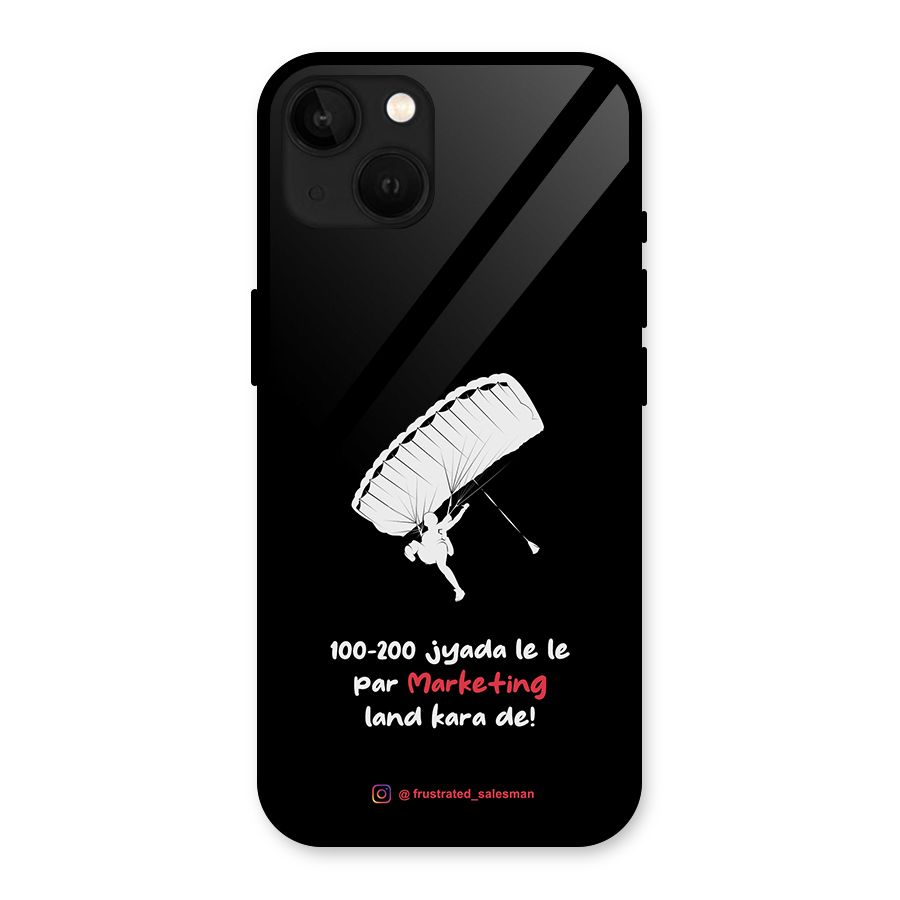 Marketing Land Kara De Black Glass Back Case for iPhone 13