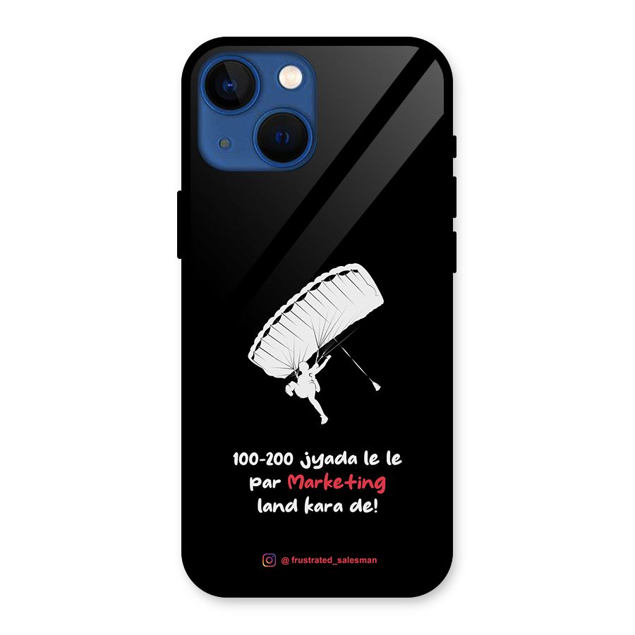 Marketing Land Kara De Black Glass Back Case for iPhone 13 Mini
