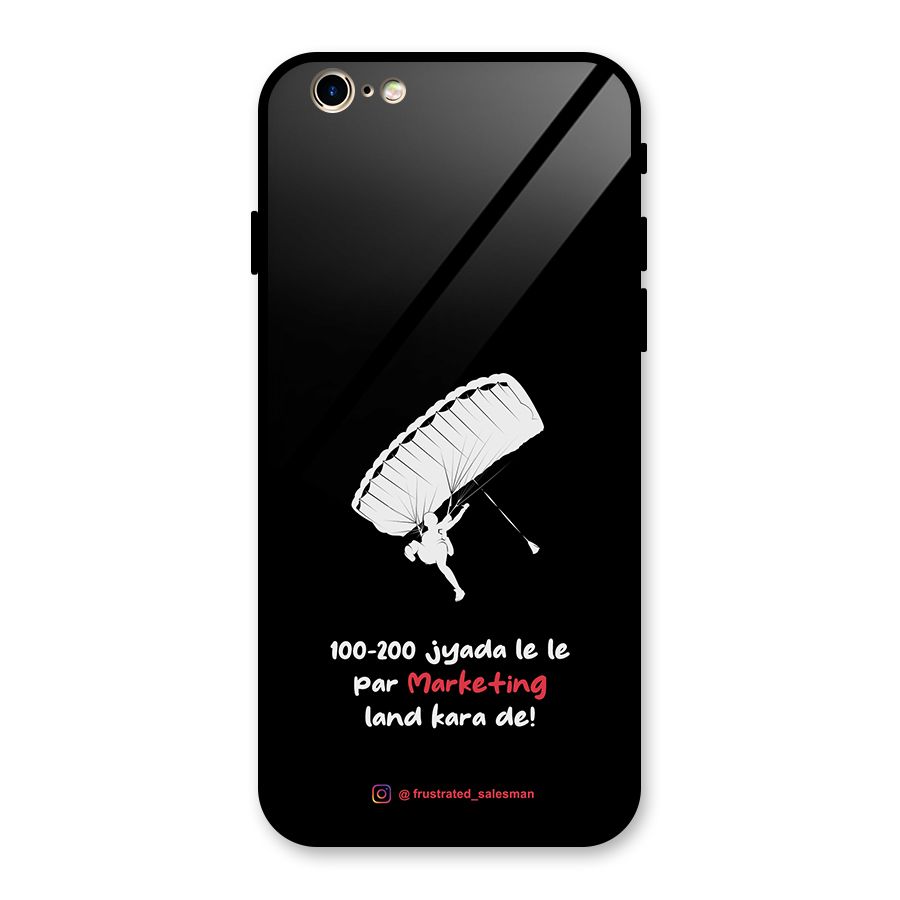 Marketing Land Kara De Black Glass Back Case for iPhone 6 6S