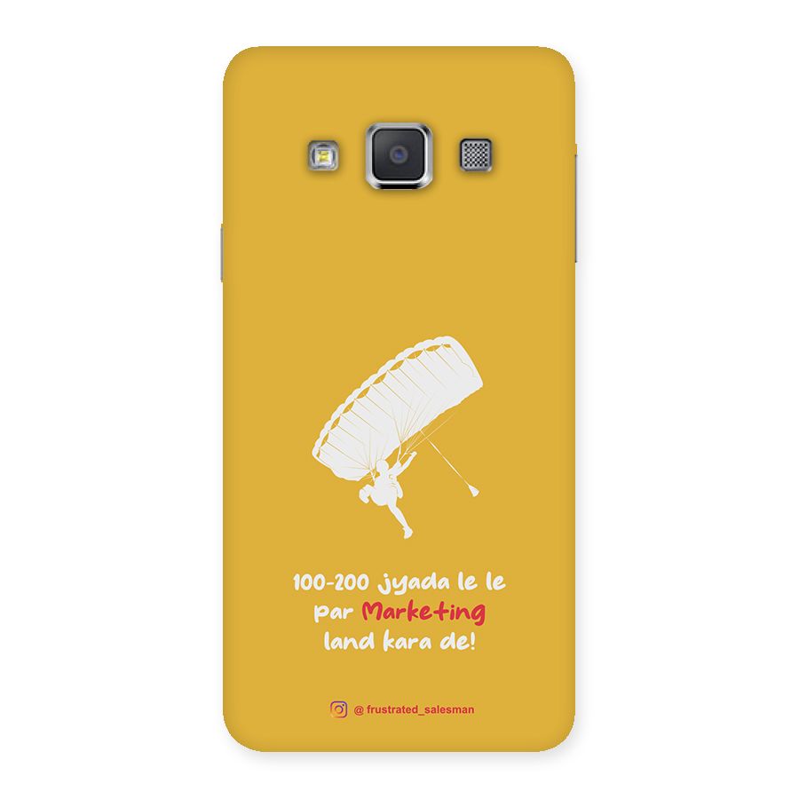 Marketing Land Kara De Mustard Yellow Back Case for Galaxy A3