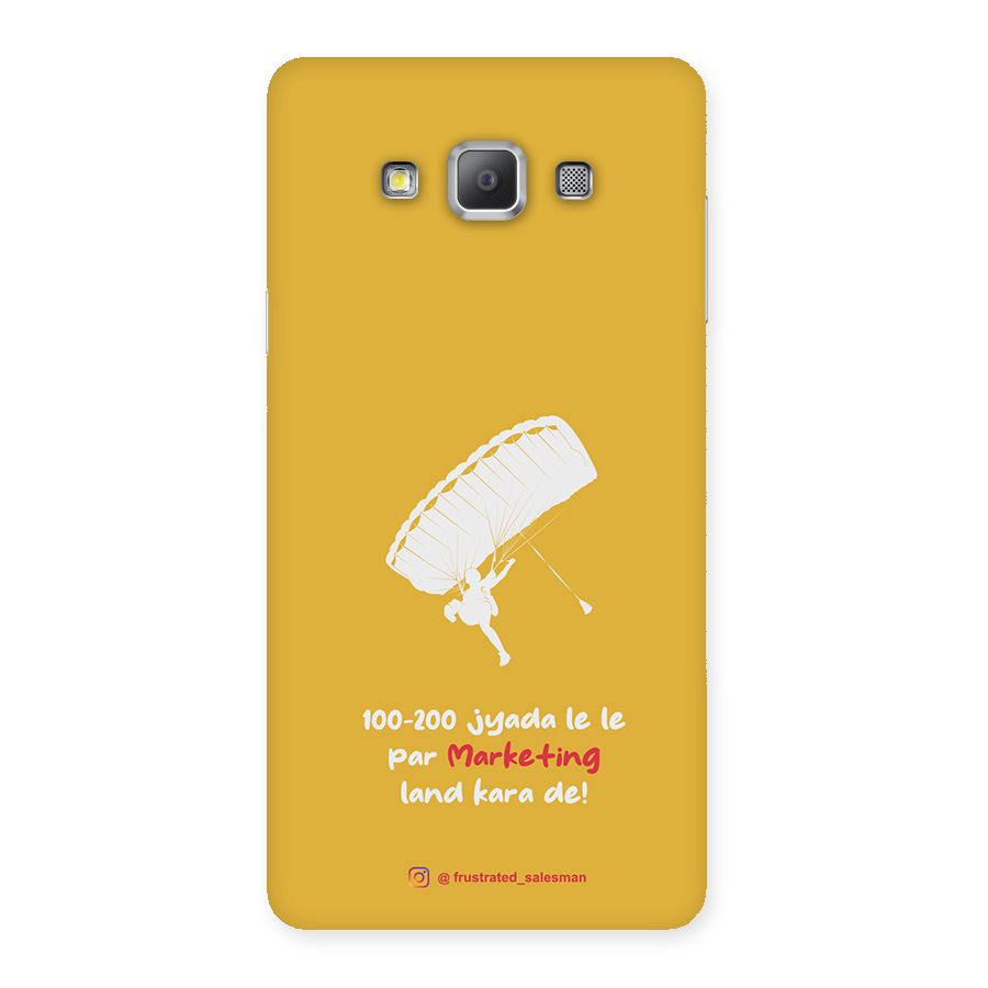 Marketing Land Kara De Mustard Yellow Back Case for Galaxy A7