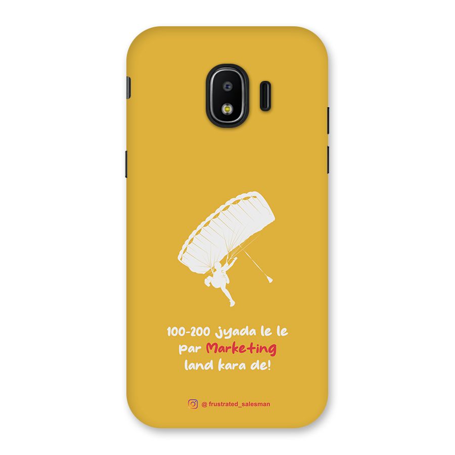 Marketing Land Kara De Mustard Yellow Back Case for Galaxy J2 Pro 2018