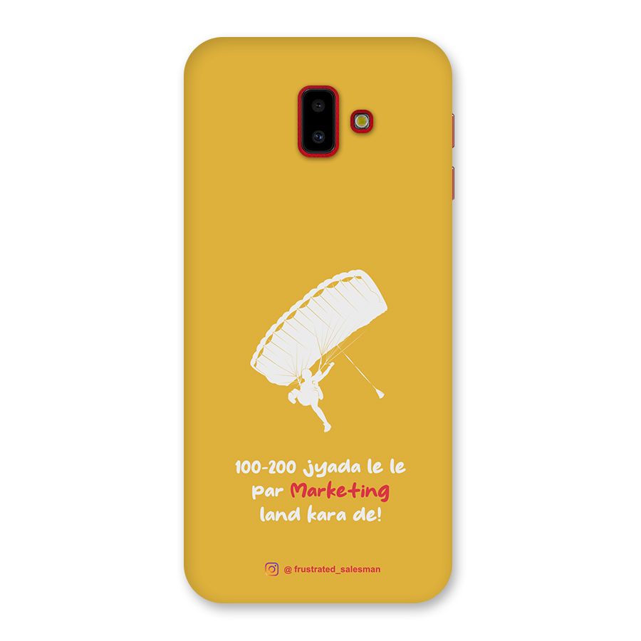 Marketing Land Kara De Mustard Yellow Back Case for Galaxy J6 Plus