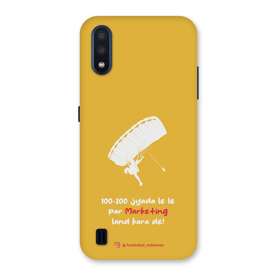 Marketing Land Kara De Mustard Yellow Back Case for Galaxy M01