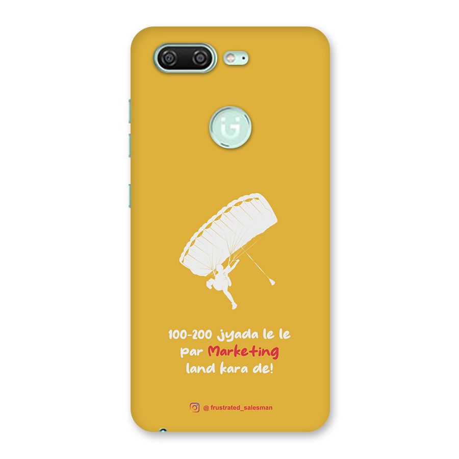 Marketing Land Kara De Mustard Yellow Back Case for Gionee S10