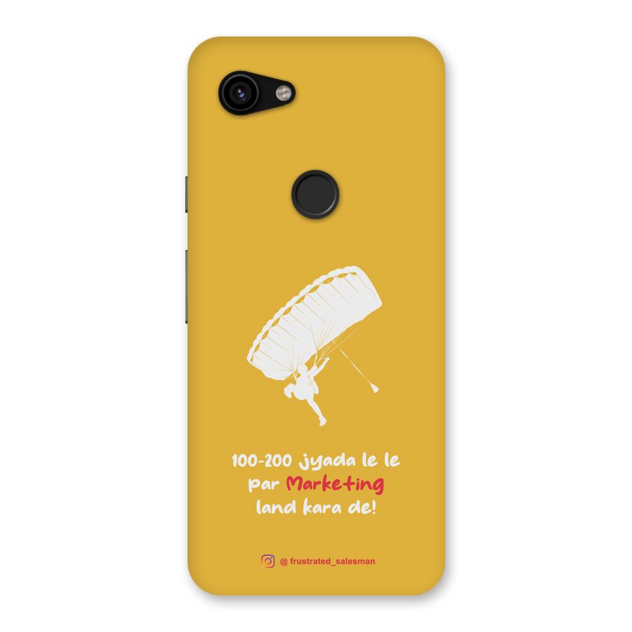 Marketing Land Kara De Mustard Yellow Back Case for Google Pixel 3a