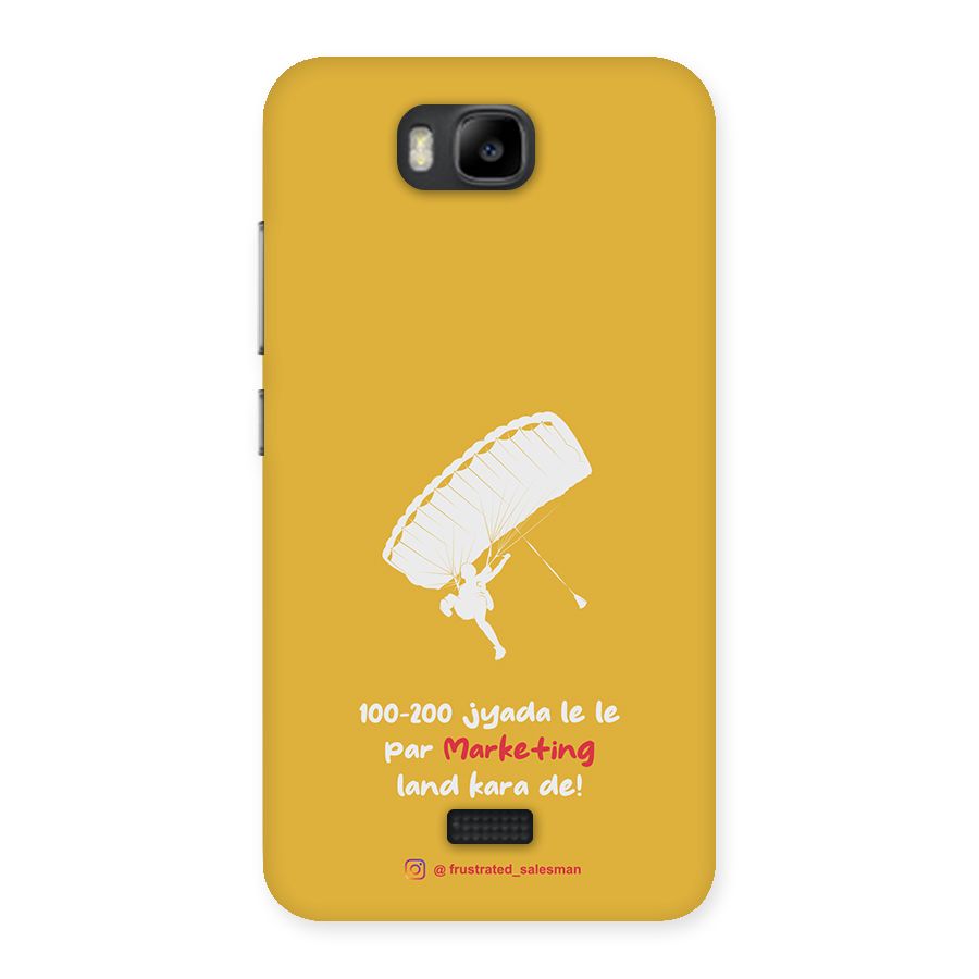 Marketing Land Kara De Mustard Yellow Back Case for Honor Bee