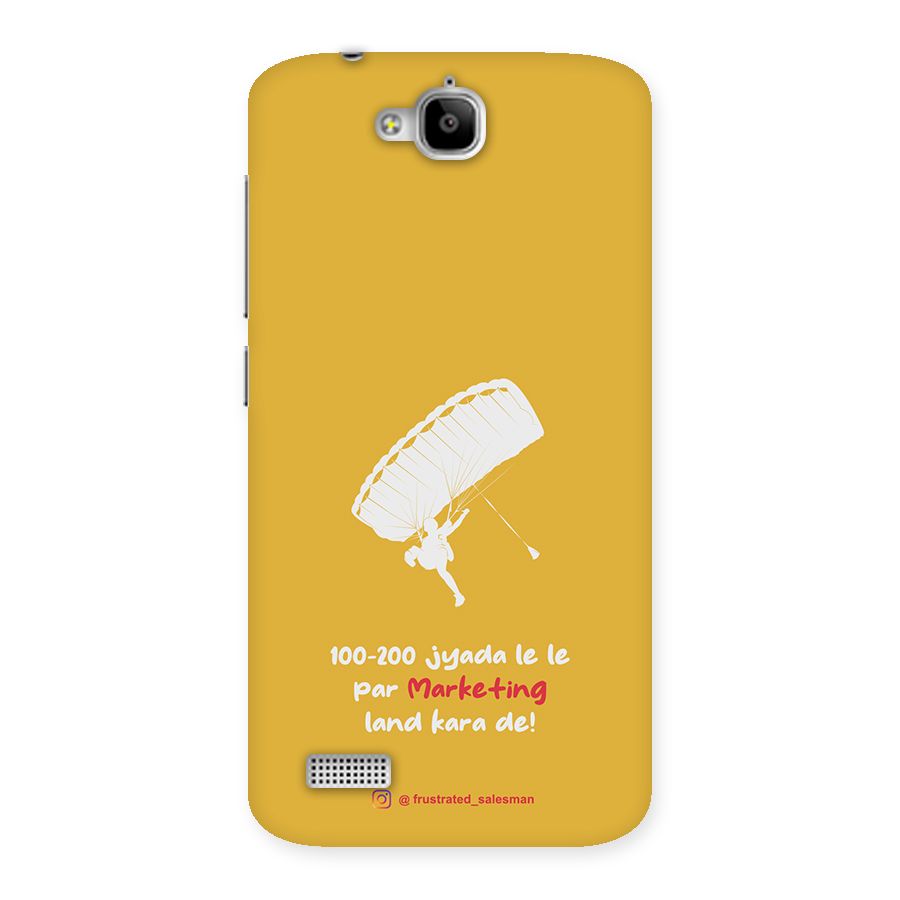 Marketing Land Kara De Mustard Yellow Back Case for Honor Holly