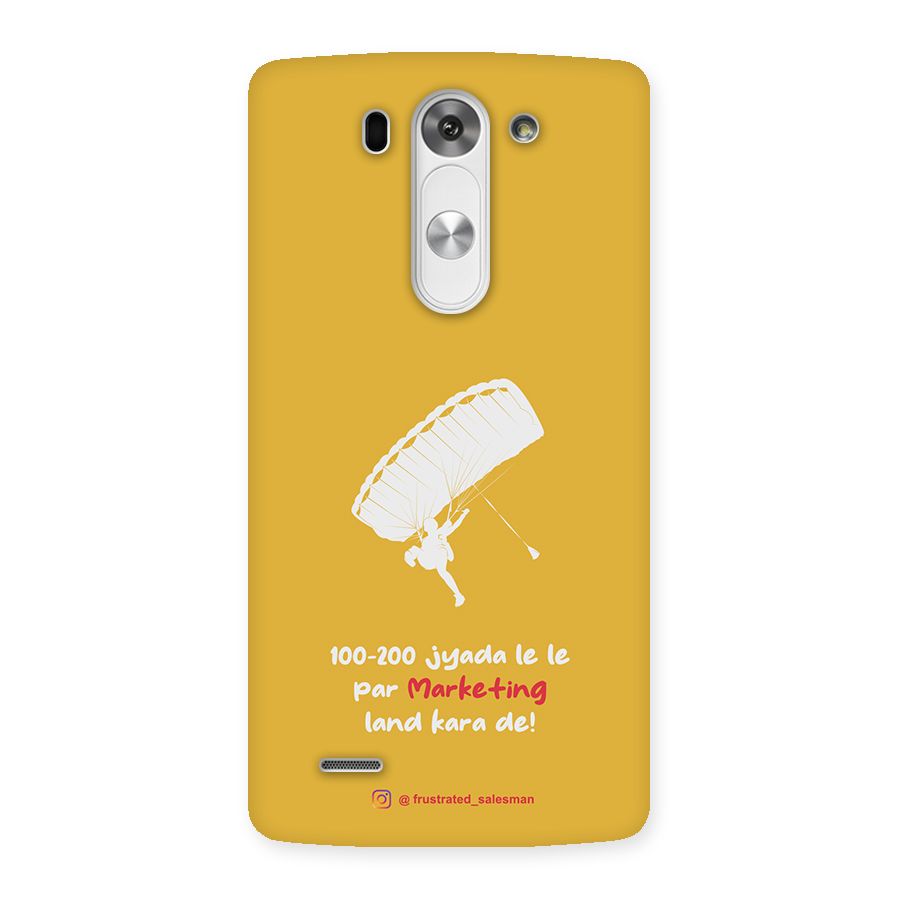 Marketing Land Kara De Mustard Yellow Back Case for LG G3 Beat