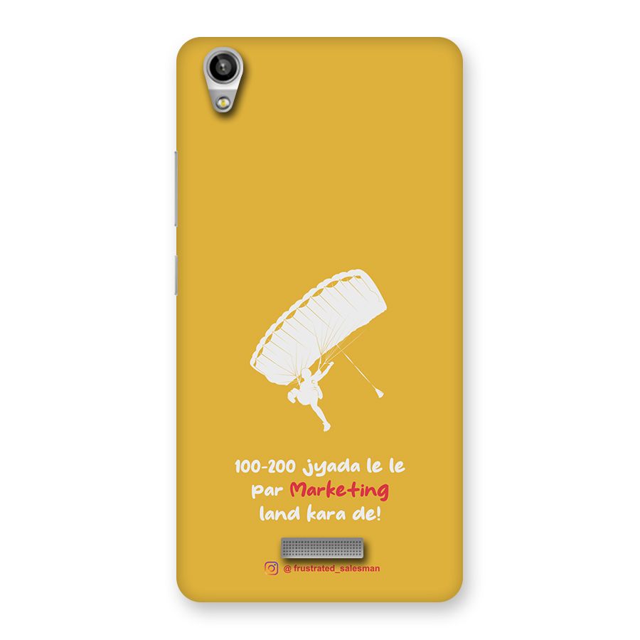 Marketing Land Kara De Mustard Yellow Back Case for Lava-Pixel-V1