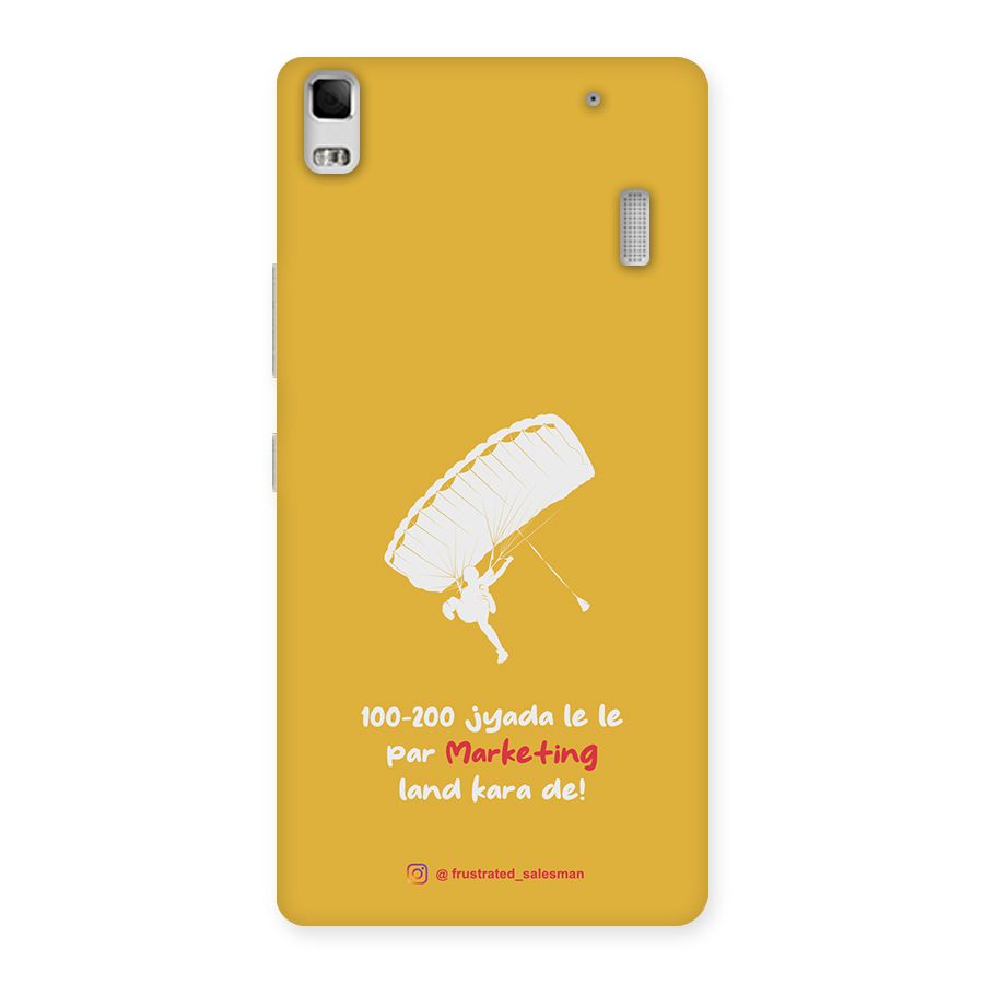 Marketing Land Kara De Mustard Yellow Back Case for Lenovo A7000