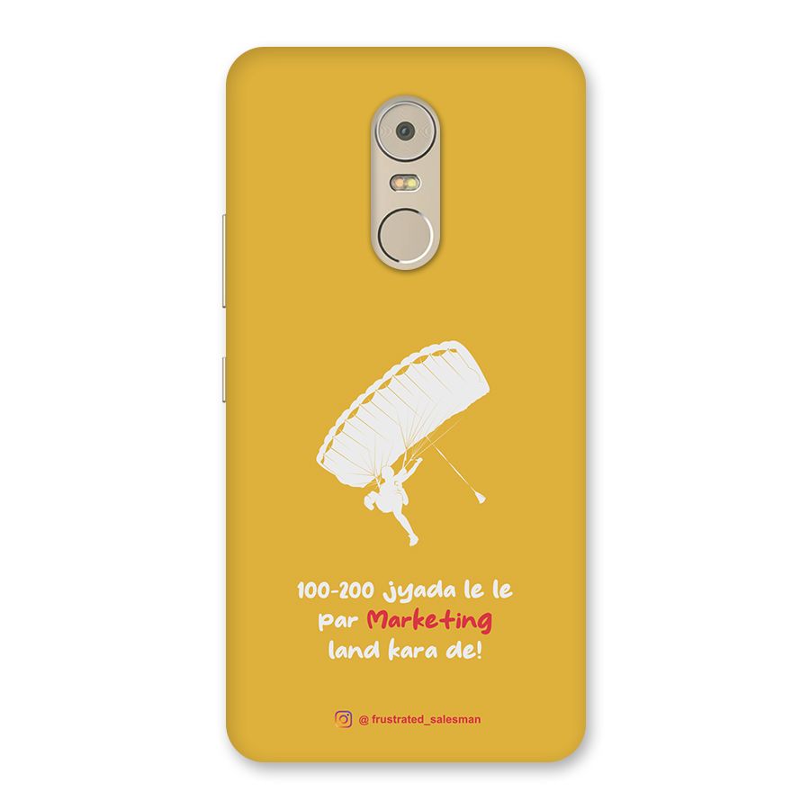 Marketing Land Kara De Mustard Yellow Back Case for Lenovo K6 Note