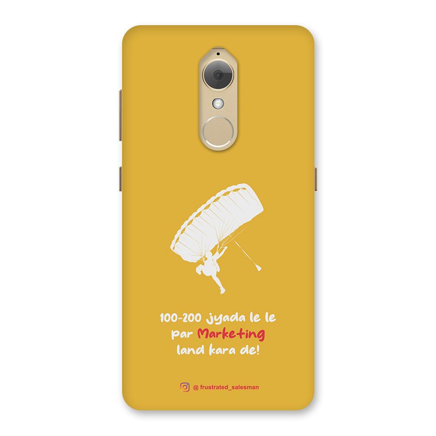 Marketing Land Kara De Mustard Yellow Back Case for Lenovo K8