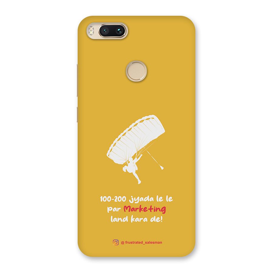 Marketing Land Kara De Mustard Yellow Back Case for Mi A1