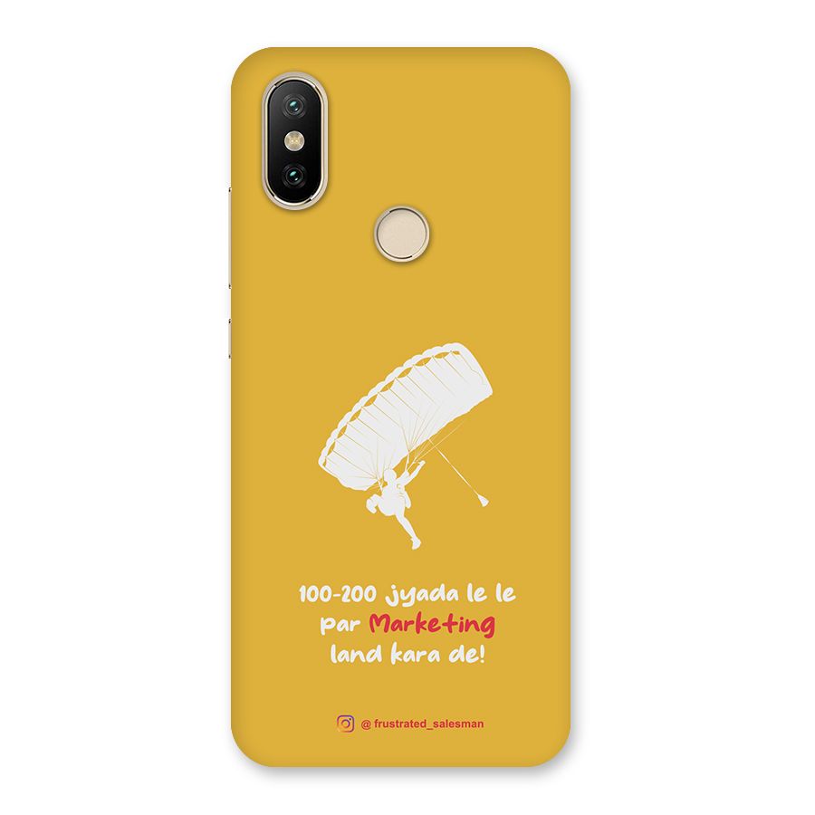 Marketing Land Kara De Mustard Yellow Back Case for Mi A2