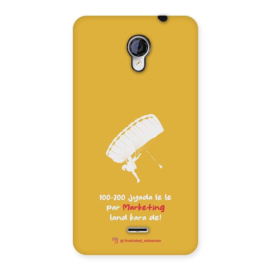 Marketing Land Kara De Mustard Yellow Back Case for Micromax Unite 2 A106