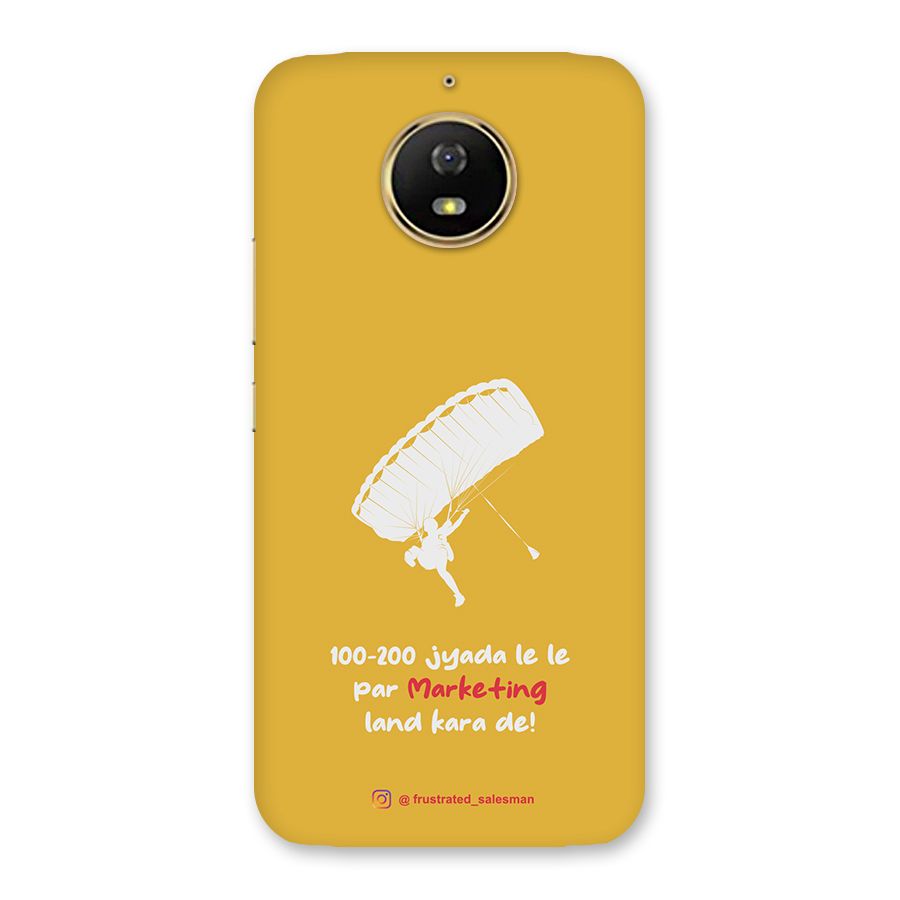 Marketing Land Kara De Mustard Yellow Back Case for Moto G5s