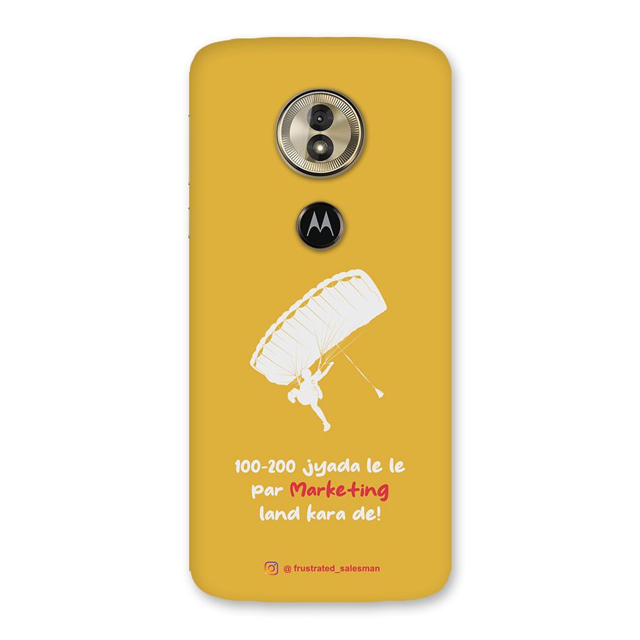 Marketing Land Kara De Mustard Yellow Back Case for Moto G6 Play
