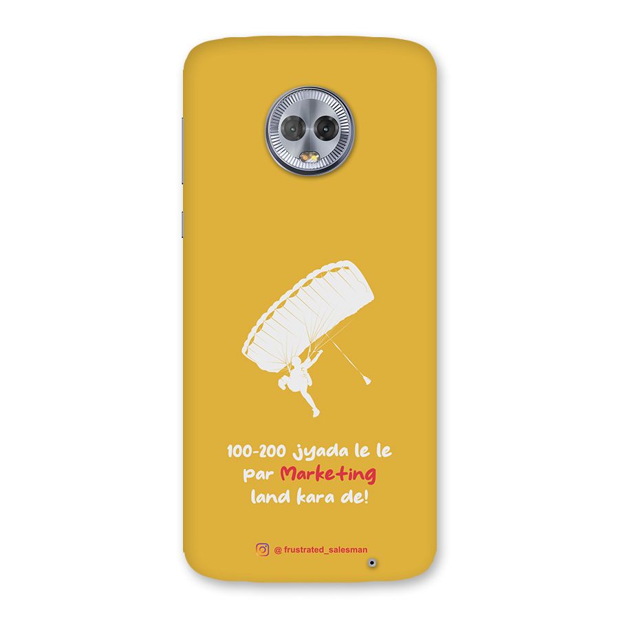 Marketing Land Kara De Mustard Yellow Back Case for Moto G6 Plus