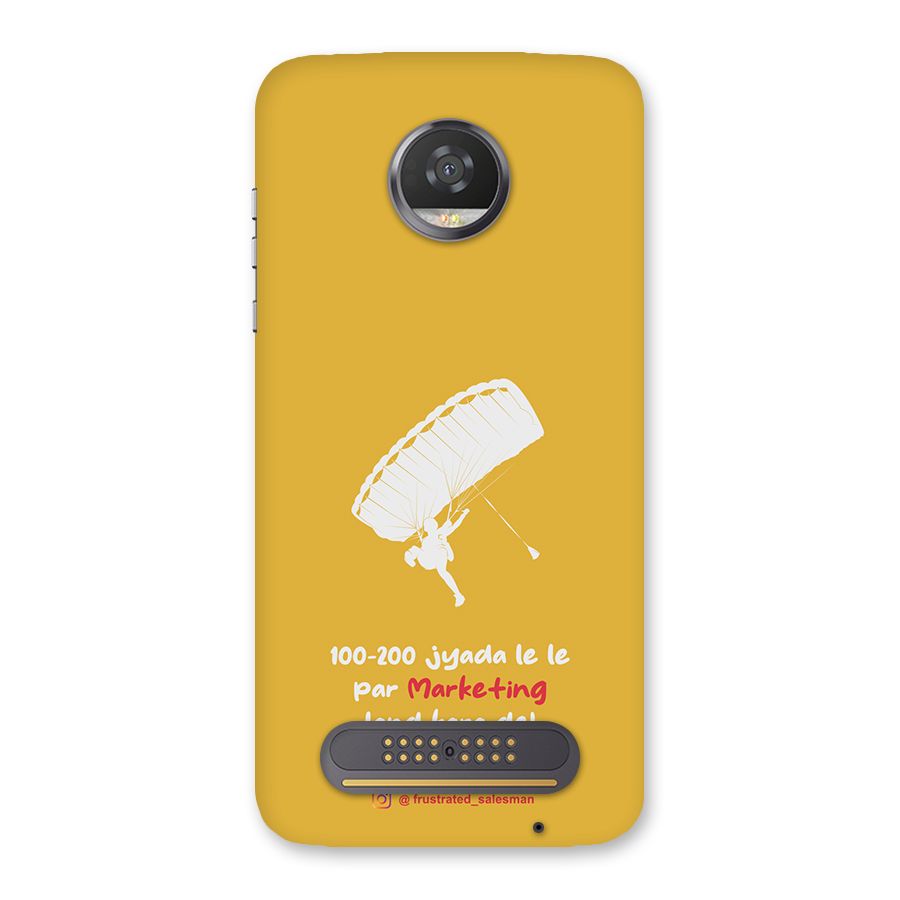 Marketing Land Kara De Mustard Yellow Back Case for Moto Z2 Play