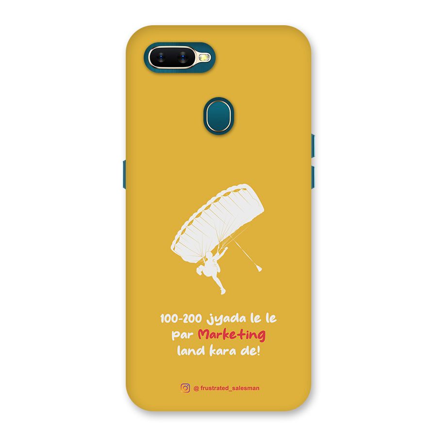 Marketing Land Kara De Mustard Yellow Back Case for Oppo A11k