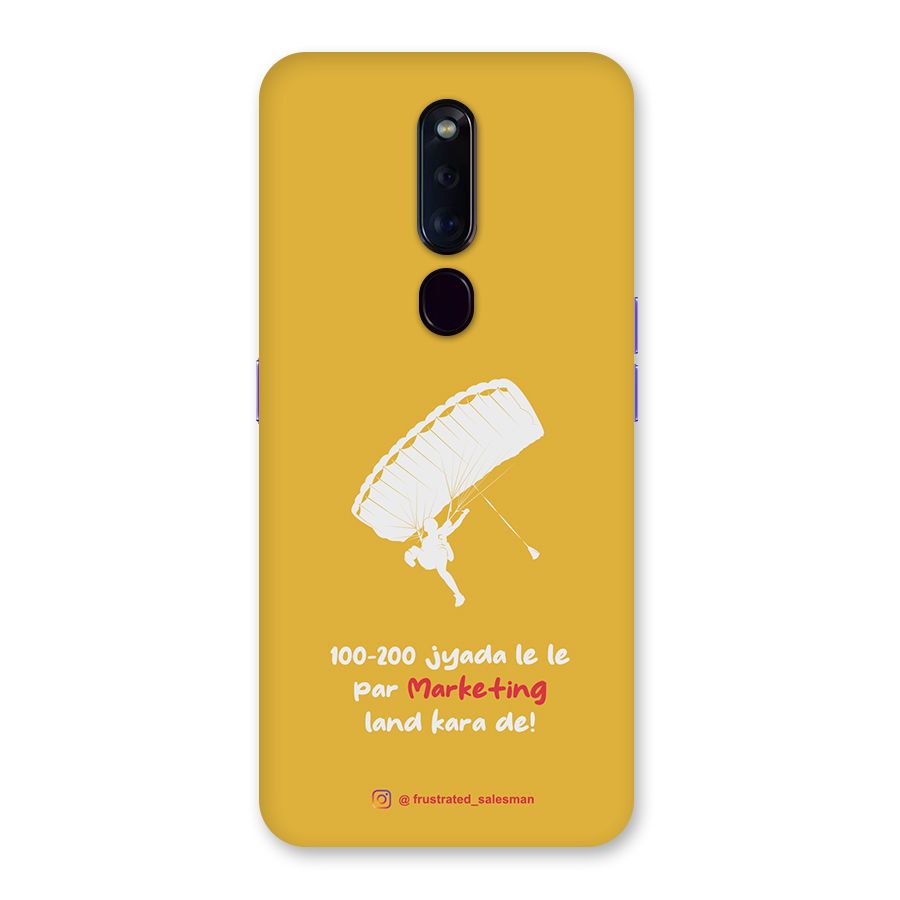 Marketing Land Kara De Mustard Yellow Back Case for Oppo F11 Pro