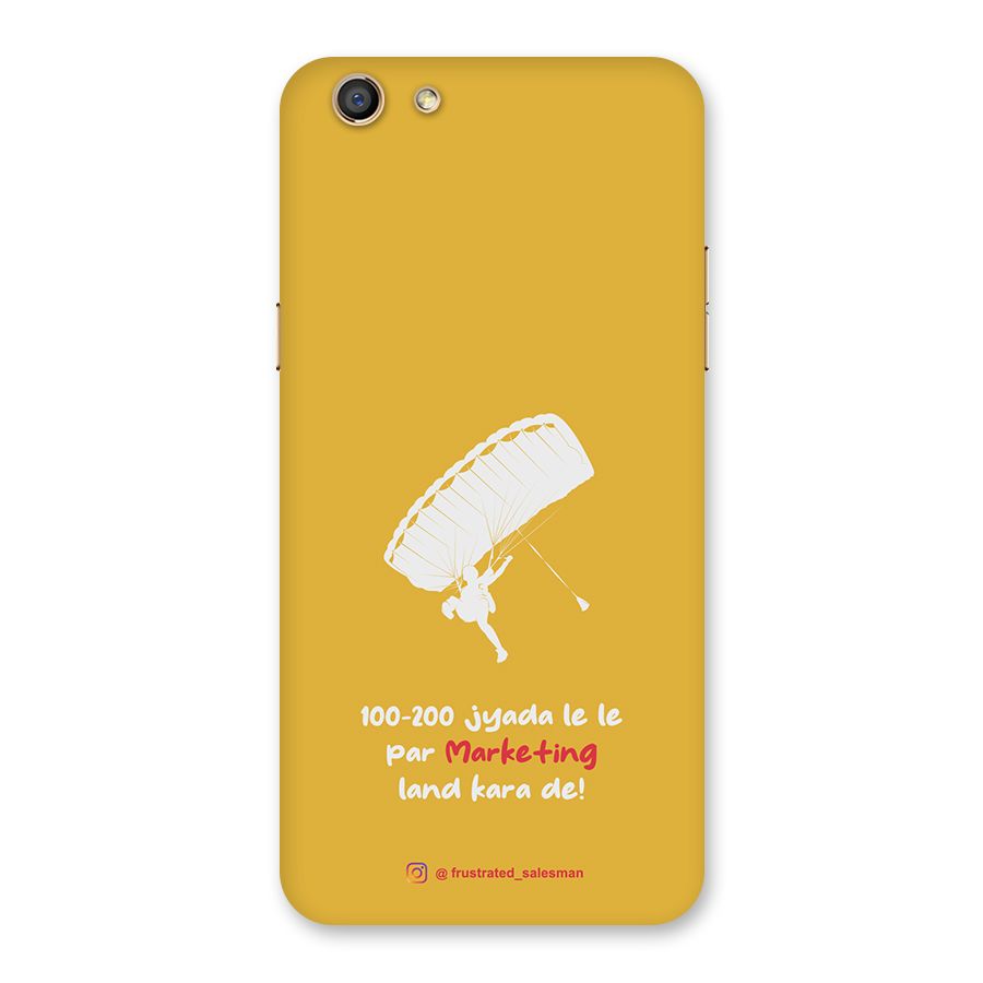 Marketing Land Kara De Mustard Yellow Back Case for Oppo F3