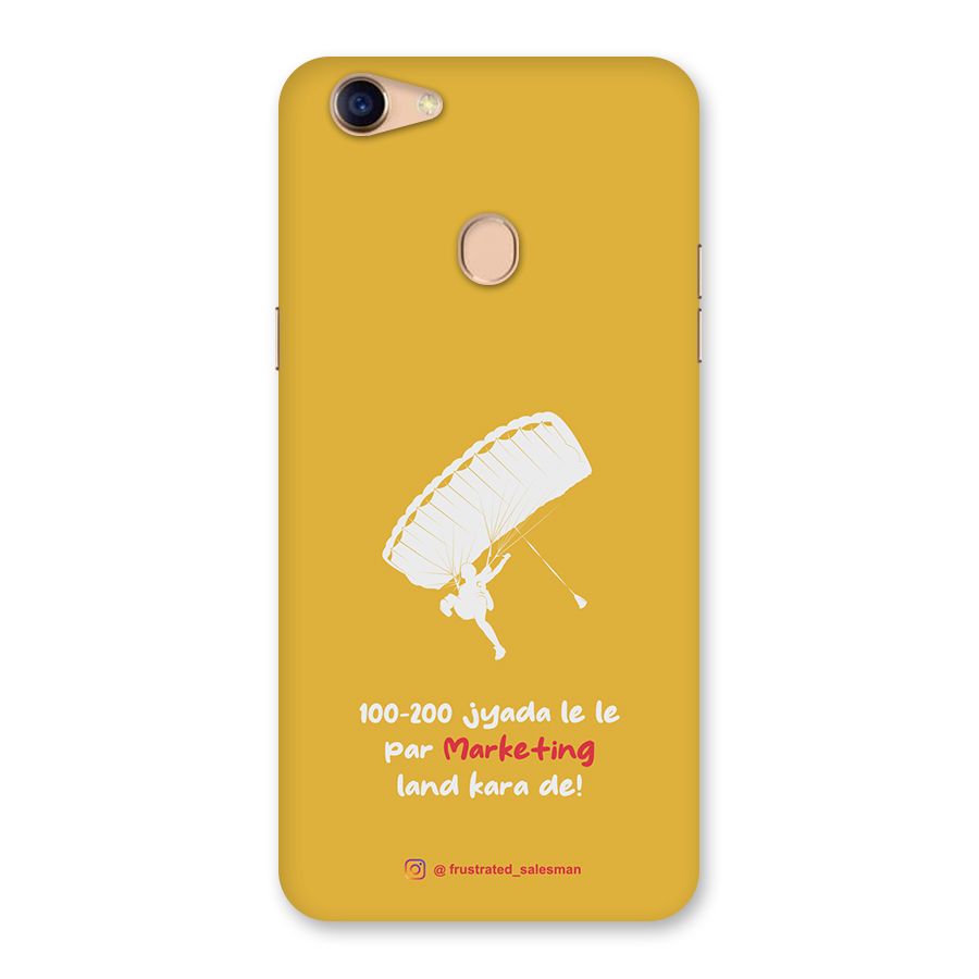 Marketing Land Kara De Mustard Yellow Back Case for Oppo F5