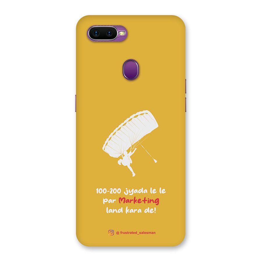 Marketing Land Kara De Mustard Yellow Back Case for Oppo F9