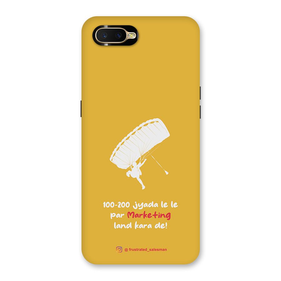 Marketing Land Kara De Mustard Yellow Back Case for Oppo K1