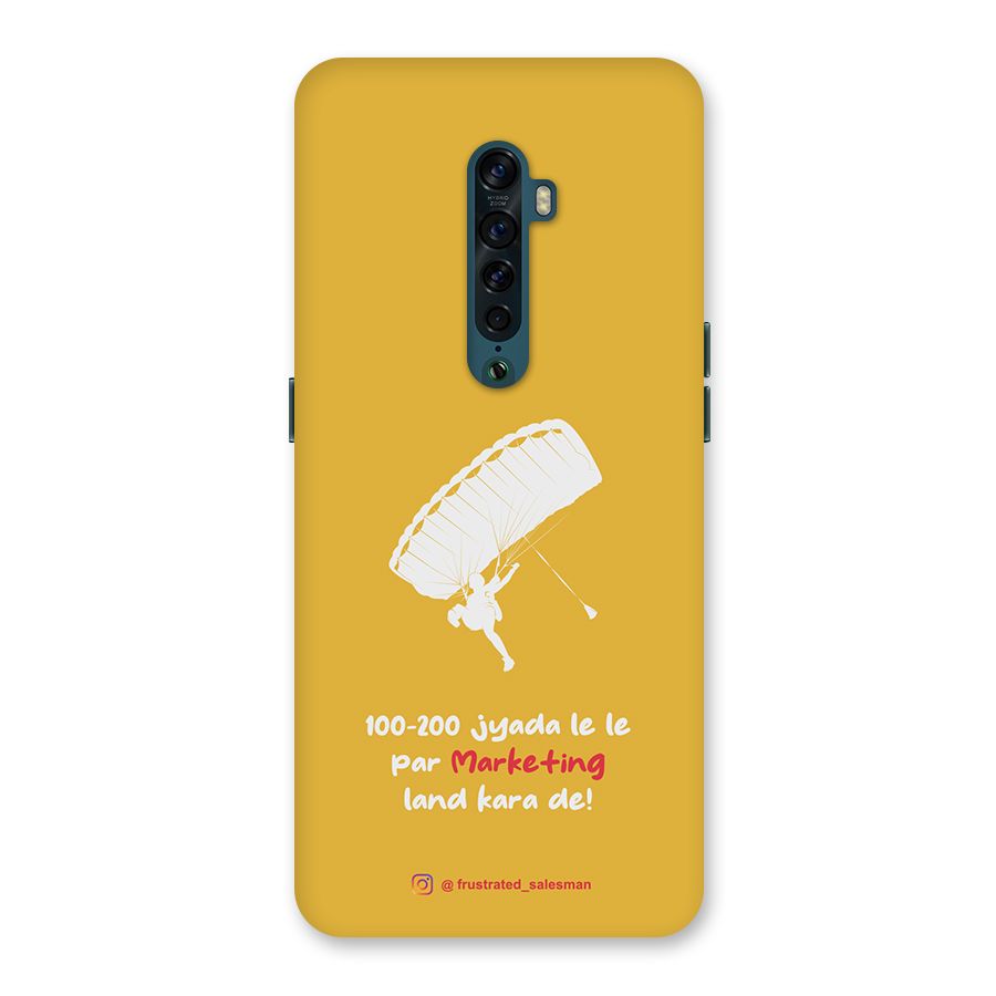 Marketing Land Kara De Mustard Yellow Back Case for Oppo Reno2