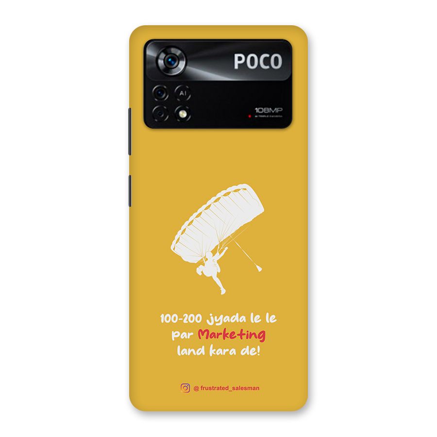Marketing Land Kara De Mustard Yellow Back Case for Poco X4 Pro 5G