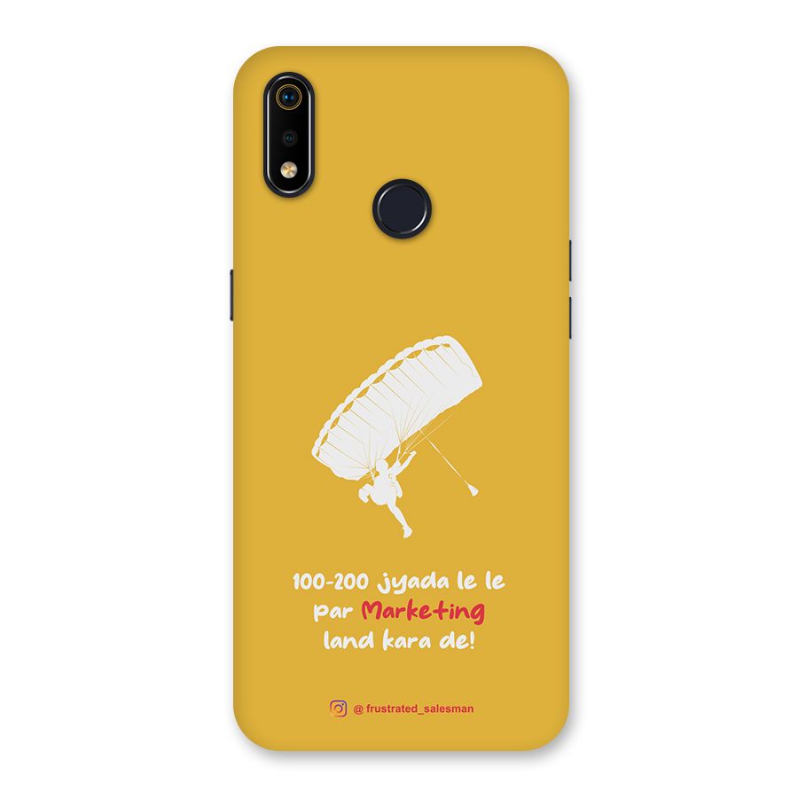 Marketing Land Kara De Mustard Yellow Back Case for Realme 3i