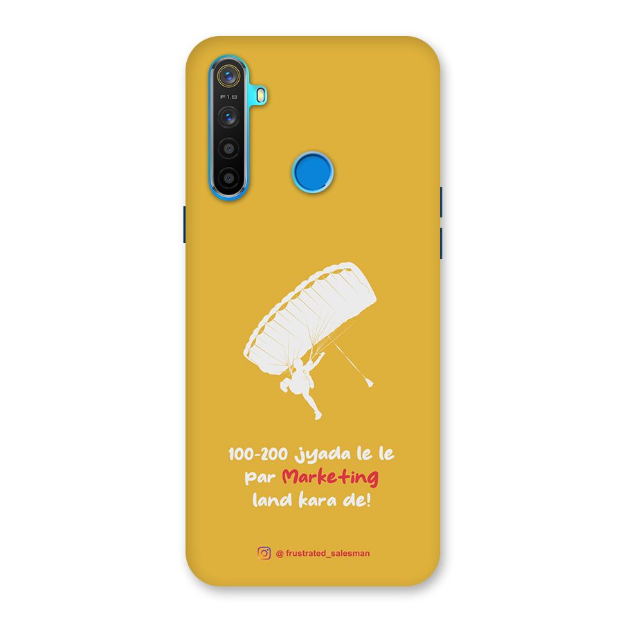 Marketing Land Kara De Mustard Yellow Back Case for Realme 5